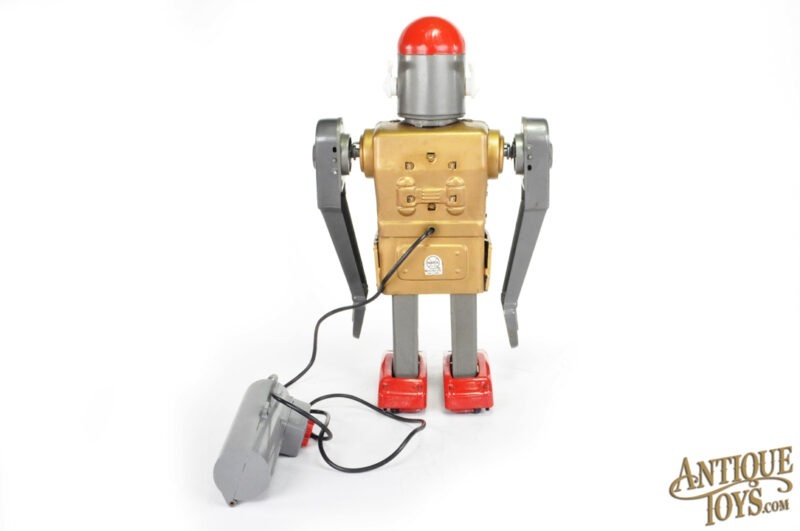 Marx ca. 1963 Tin Lithographed Battery Op. Remote Controlled Mr. Mercury Boxed <FONT COLOR="ff000 ">*SOLD*</font> - Image 8