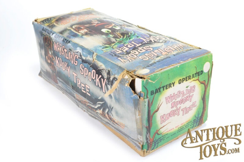 Marx Tin Lithographed Battery Operated Whistling Spooky Kooky Tree Boxed <FONT COLOR="ff000 ">*SOLD*</font> - Image 9