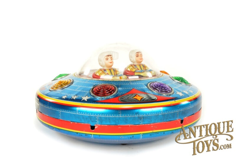Masudaya Modern Toys (MT) Tin Litho Batt. Op. X-3 Space Explorer U.F.O. Prototype & X-7 Space Explorer <FONT COLOR="ff000">*SOLD*</font> - Image 6