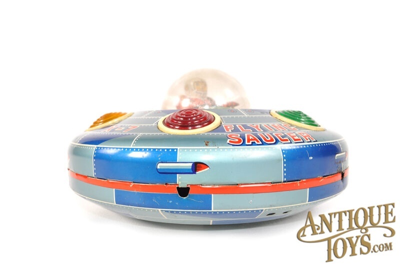 Masudaya Modern Toys (MT) Tin Litho Batt. Op. X-3 Space Explorer U.F.O. Prototype & X-7 Space Explorer <FONT COLOR="ff000">*SOLD*</font> - Image 13