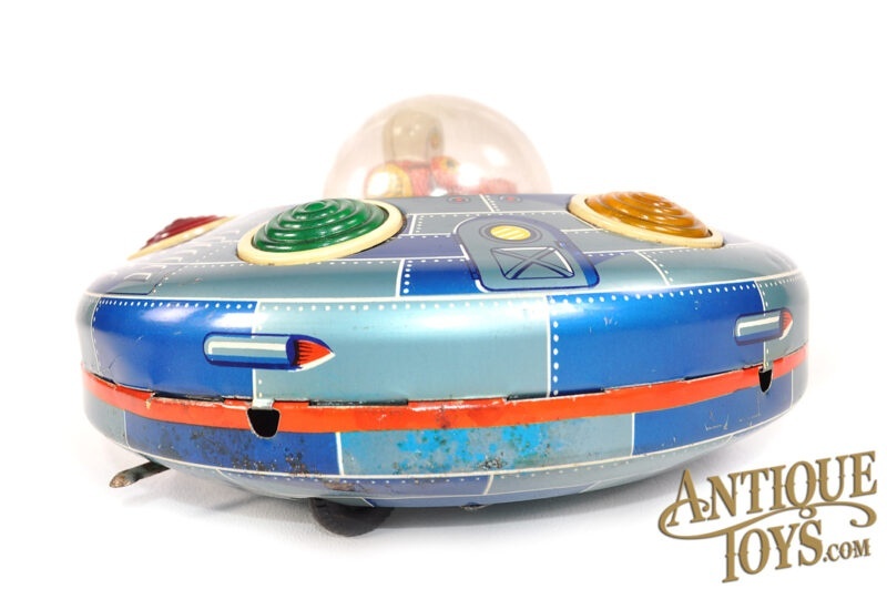 Masudaya Modern Toys (MT) Tin Litho Batt. Op. X-3 Space Explorer U.F.O. Prototype & X-7 Space Explorer <FONT COLOR="ff000">*SOLD*</font> - Image 14