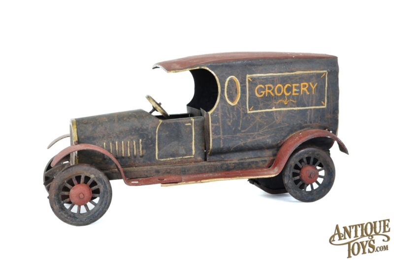 Turner ca. 1923 Tin Friction Grocery Delivery Truck <FONT COLOR="ff000">*SOLD*</font>