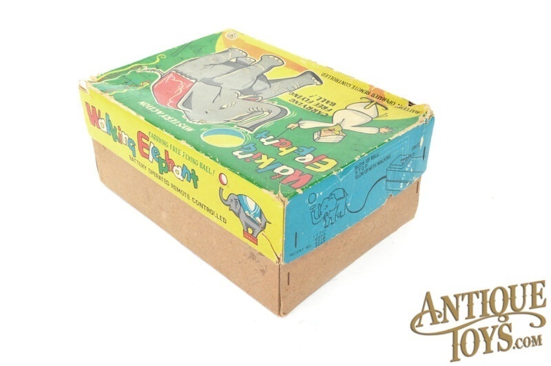 Masudaya Modern Toys (MT) Batt. Op. Remote Controlled Mystery Action Walking Elephant Boxed <FONT COLOR="ff000">*SOLD*</font> - Image 5