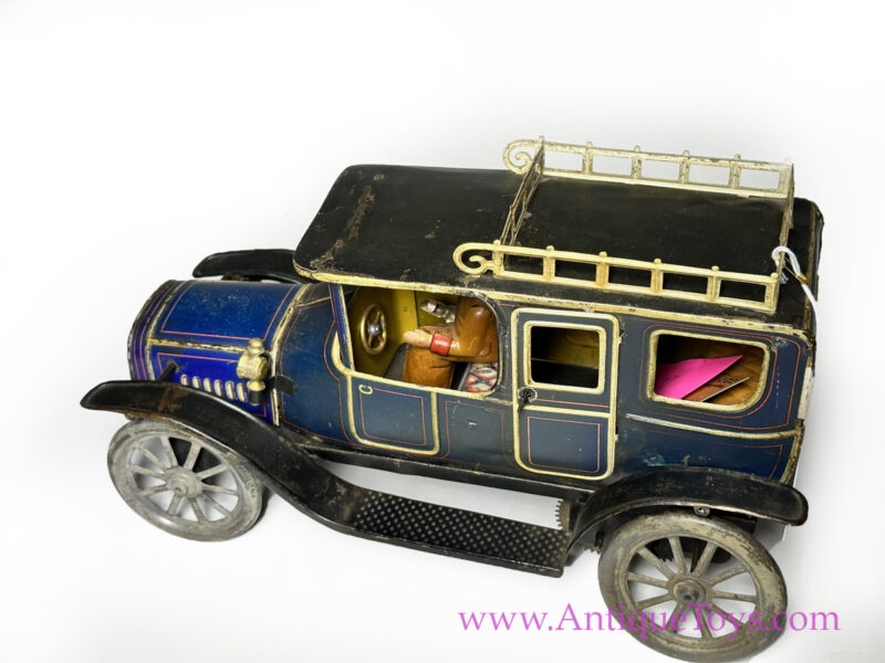 Fischer Tin Windup Limousine German Toy <FONT COLOR="ff000">*SOLD*</font> - Image 7