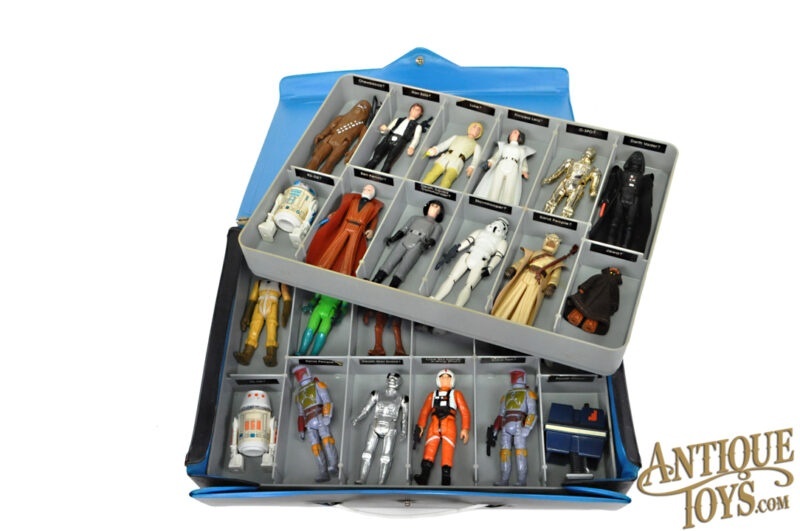 Kenner Vintage Star Wars Mini Action Figure Collector's Case with 24 Action Figures & Weapons <FONT COLOR="ff000 ">*SOLD*</font> - Image 4