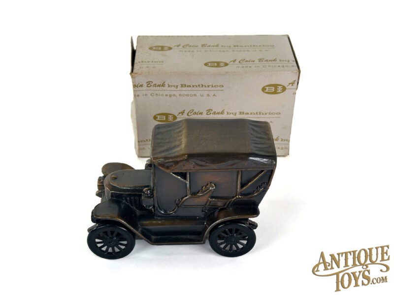 Banthrico Stanley Steamer Penny Coin Still Bank Boxed <FONT COLOR="ff000">*SOLD*</font>