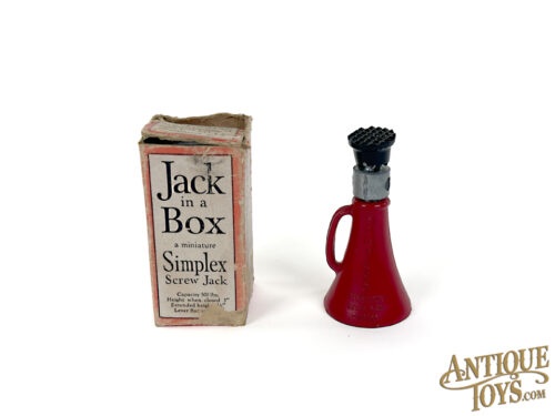 Templeton, Kenly, & Co. Cast Iron Simplex Screw Jack "Jack in a Box" Boxed for Sale