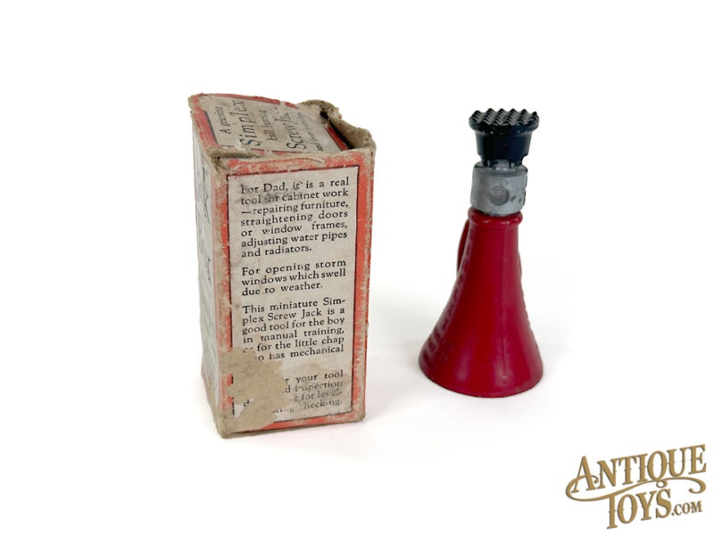 Templeton, Kenly, & Co. Cast Iron Simplex Screw Jack "Jack in a Box" Boxed for Sale - Image 2