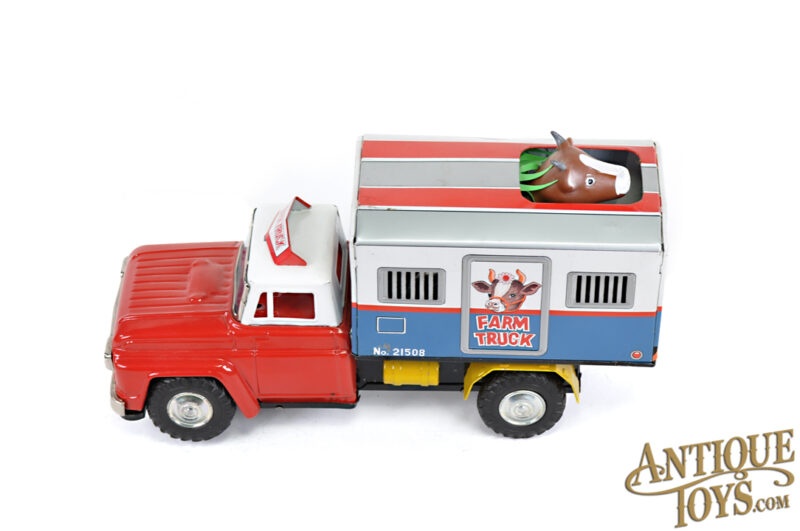 ALPS Tin Litho Batt. Op. No. 21508 Mystery Action Farm Truck Boxed <FONT COLOR="ff000">*SOLD*</font> - Image 3