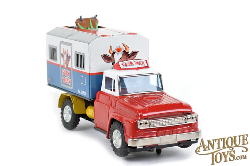 ALPS Tin Litho Batt. Op. No. 21508 Mystery Action Farm Truck Boxed <FONT COLOR="ff000">*SOLD*</font> - Image 4
