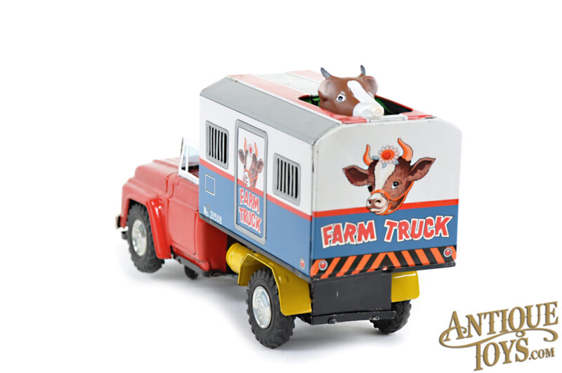 ALPS Tin Litho Batt. Op. No. 21508 Mystery Action Farm Truck Boxed <FONT COLOR="ff000">*SOLD*</font> - Image 5