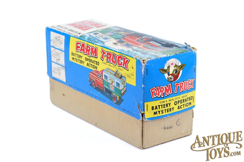 ALPS Tin Litho Batt. Op. No. 21508 Mystery Action Farm Truck Boxed <FONT COLOR="ff000">*SOLD*</font> - Image 8