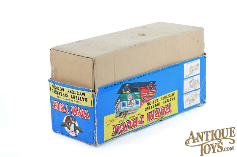 ALPS Tin Litho Batt. Op. No. 21508 Mystery Action Farm Truck Boxed <FONT COLOR="ff000">*SOLD*</font> - Image 9
