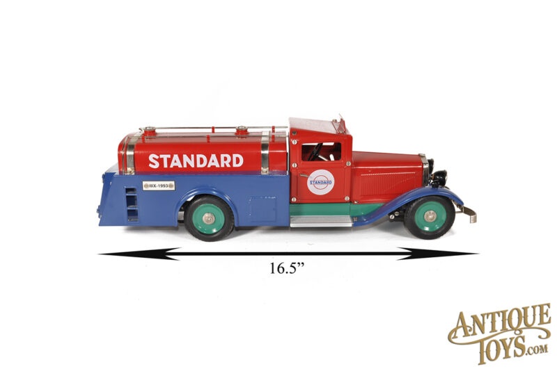 Marklin Pressed Steel Esso Standard Oil III-X1993 Gas Tanker Truck Boxed for Sale - Image 7
