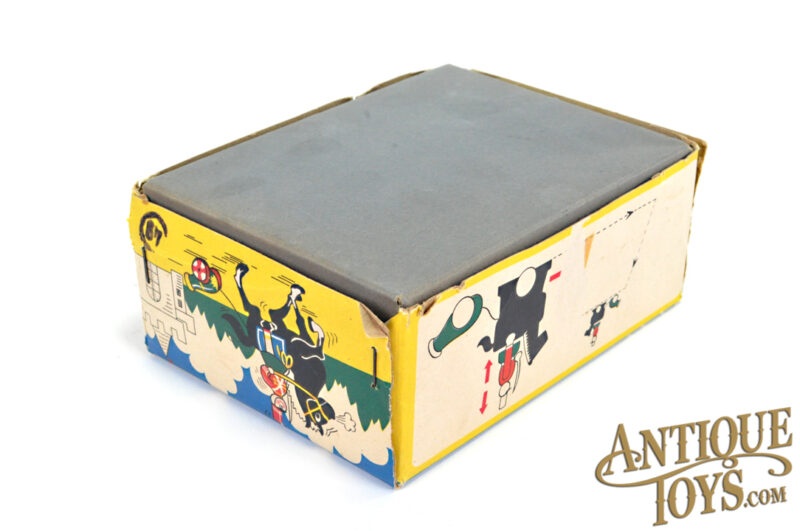 TPS Toplay, Ltd. Tin Lithographed Windup "Mounted Cavalryman w/Cannon" Disney Babes in Toyland Boxed <FONT COLOR="ff000">*SOLD*</font> - Image 6