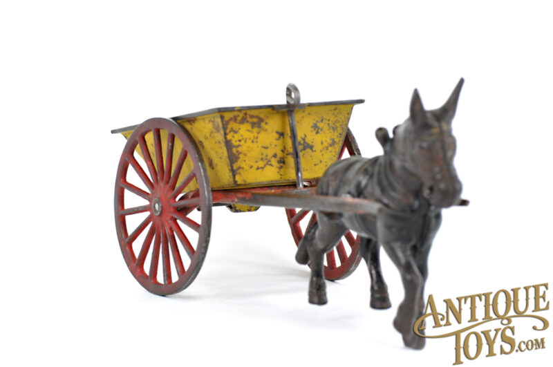 Hubley Cast Iron No. 660  Dump Cart 10.5" for Sale - Image 4