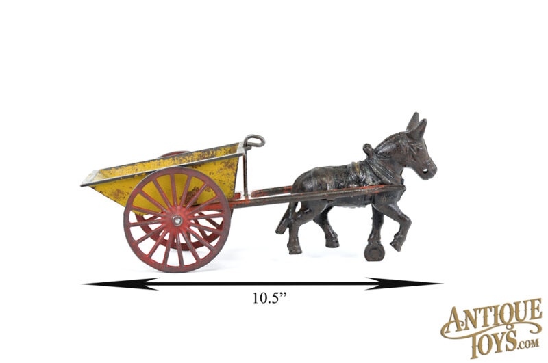 Hubley Cast Iron No. 660  Dump Cart 10.5" for Sale - Image 7