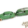 Hubley ca. 1938 Cast Iron Lincoln Zephyr & Camper 13" for Sale