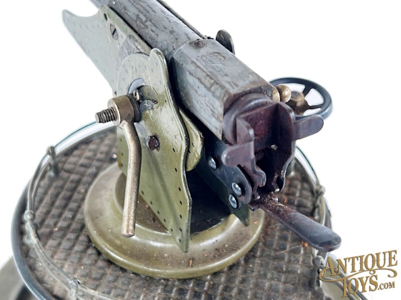 Marklin/Gebrüder Maerklin Tin & Brass Medium #8047 Coastal Gun for Sale - Image 6