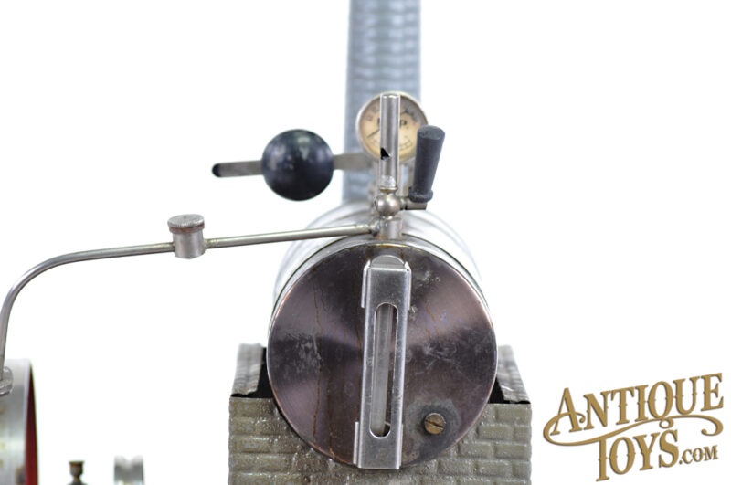 Vedes No. 7 Horizontal Live Steam Engine German Toy with Box for Sale - Image 7