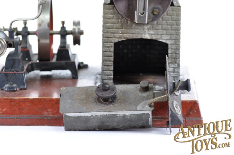 Vedes No. 7 Horizontal Live Steam Engine German Toy with Box for Sale - Image 6