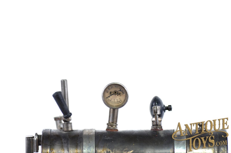 Vedes No. 7 Horizontal Live Steam Engine German Toy with Box for Sale - Image 8