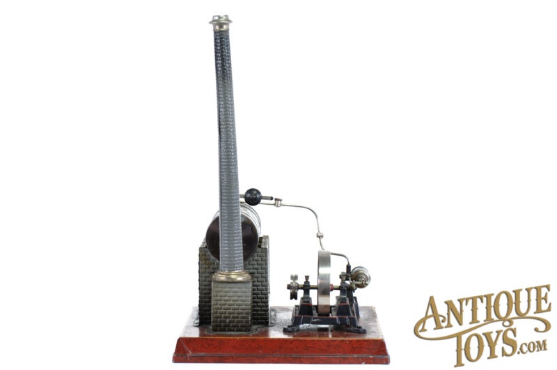 Vedes No. 7 Horizontal Live Steam Engine German Toy with Box for Sale - Image 4