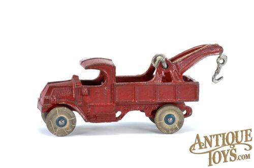 Champion Hardware Co. Red Cast Iron Tow Truck 8.5" for Sale