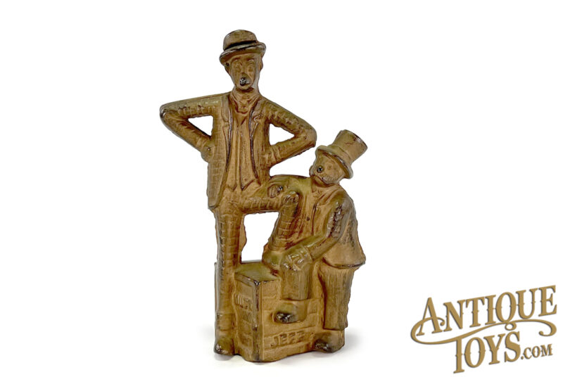 A.C. Williams Cast Iron Mutt and Jeff Still Penny Coin Bank <FONT COLOR="ff000">*SOLD*</font>
