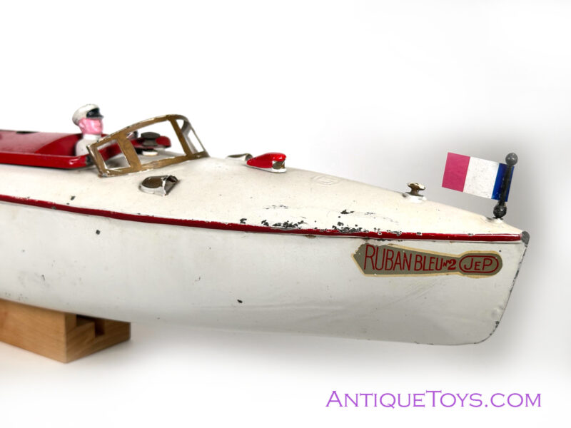 JEP Le jouet de Paris Red/White Ruban Bleu Speedboat Large 20"