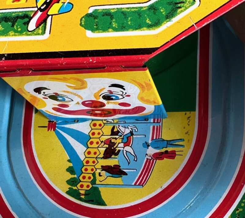 T.P.S. Japanese Tin Tunnel Windup Toy - Image 3