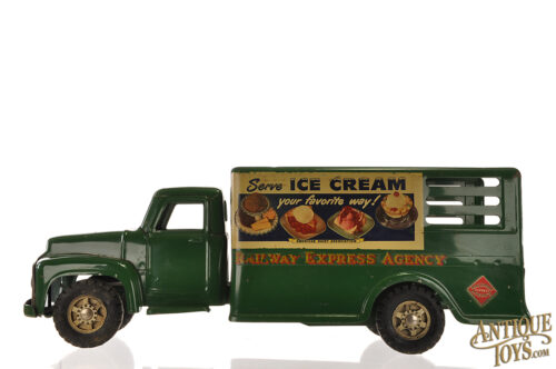 Buddy L Pressed Steel No. 3753P Railway Express Milk & Ice Cream Delivery Truck for Sale
