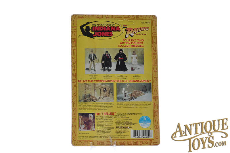 Kenner 1982 Indiana Jones Raiders of the Lost Ark ROTLA Cairo Swordsman Action Figure Unpunched Carded for Sale - Image 2