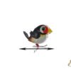Lehmann Tin Lithographed Windup No. 941 LuLu Pecking Bird Toy with Case & Key for Sale - Image 8