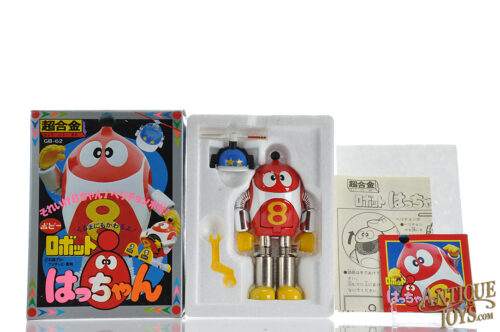 Popy GB-62 Robot 8-Chan Diecast Hatchan DX Chogokin Robot Action Figure Boxed for Sale