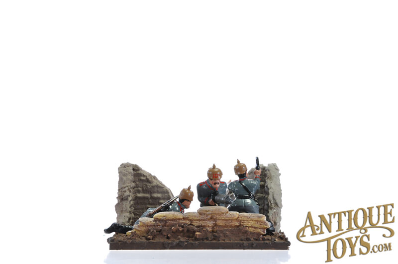 WWI Era Custom Toy Soldier Trench Diorama for Sale - Image 6