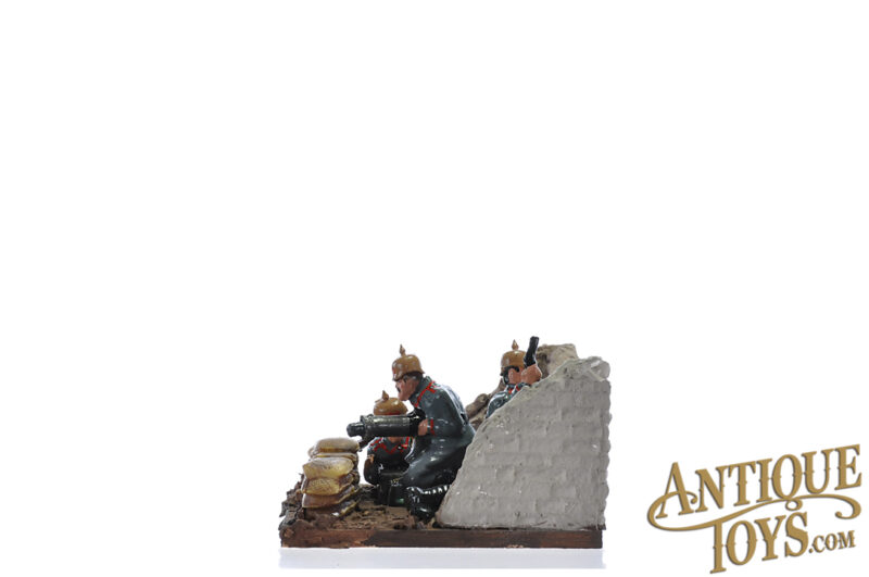 WWI Era Custom Toy Soldier Trench Diorama for Sale - Image 8