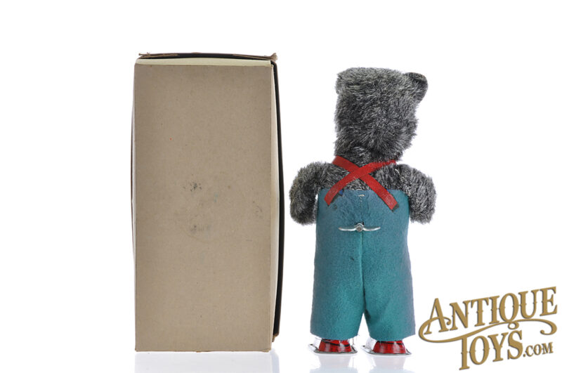 ALPS ca. 1950s Mechanical "Cubby the Reading Bear" in Box for Sale - Image 2