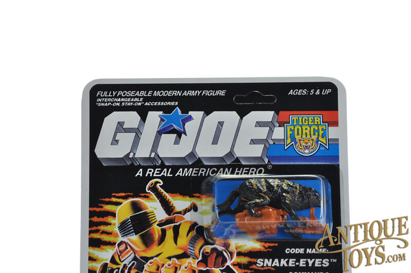 Black Major Custom G.I. Joe ARAH Commando Snake-Eyes Tiger Force Carded Unpunched for Sale - Image 5
