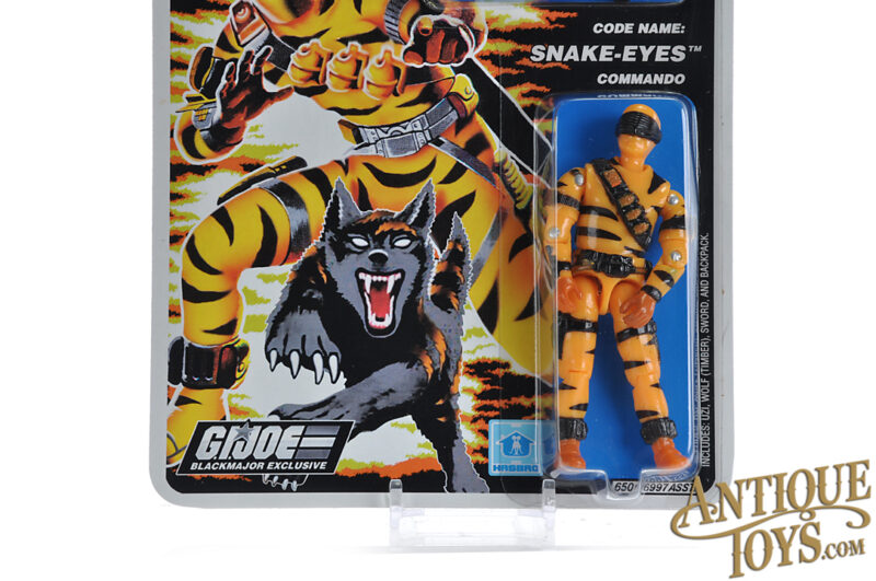 Black Major Custom G.I. Joe ARAH Commando Snake-Eyes Tiger Force Carded Unpunched for Sale - Image 6