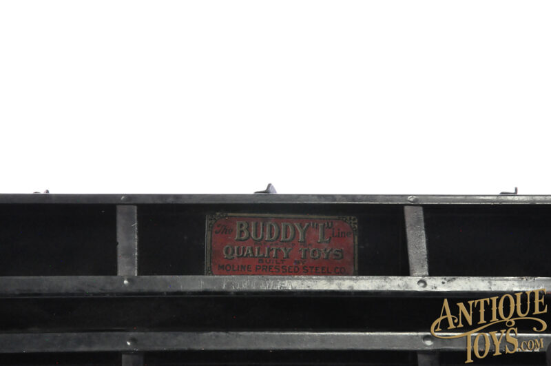 Buddy L ca. 1920s Outdoor Railroad #1008 Side Dumping Ballast Train Car for Sale - Image 7