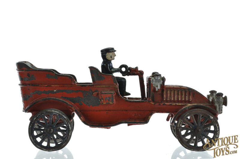Jones & Bixler Cast Iron #504 Red Devil Open Touring Sedan for Sale - Image 3
