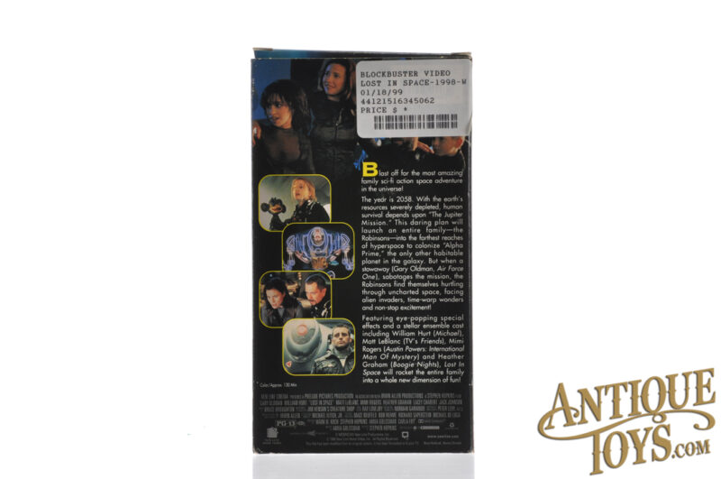 Trendmasters Lost in Space 3 Action Figures Boxed, Blockbuster VHS Tape, & Sweepstakes Advertising Promo Set for Sale - Image 3