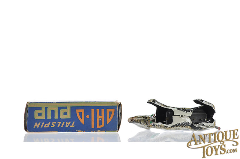 Orianna Metal Products, Inc. Tin Lithographed "Ori-O Tailspin Pup" with Box for Sale - Image 4