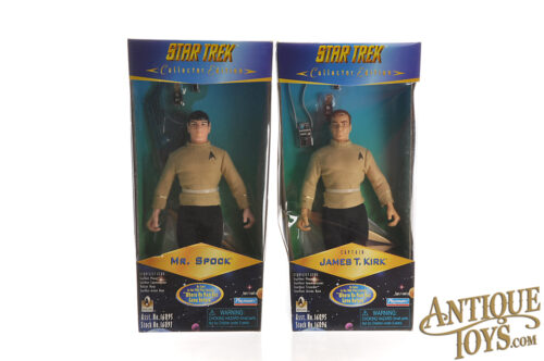 Playmates 1996 Star Trek Collector's Edition Mr. Spock &  Captain James T. Kirk Action Figures Boxed for Sale
