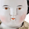 30" Rare Brown Eyed Early Pre-Civil War China Shoulder Head Doll for Sale - Image 3