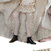 30" Rare Brown Eyed Early Pre-Civil War China Shoulder Head Doll for Sale - Image 7