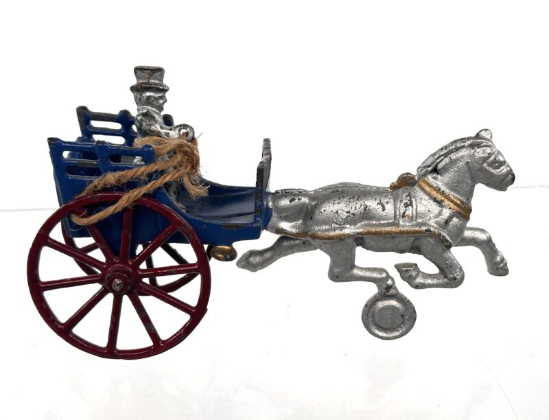 Cast Iron Horse Drawn Cart For Sale - Image 5