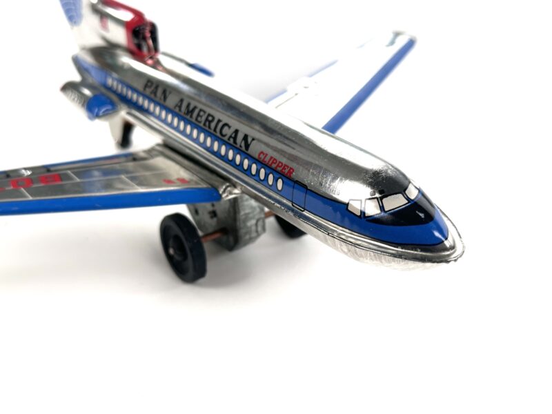 Boeing 727 Tin Airplane Toy, Japan For Sale - Image 2