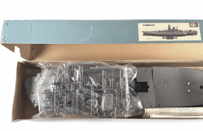 Japanese Model Kit for Battleship Yamato 1/250